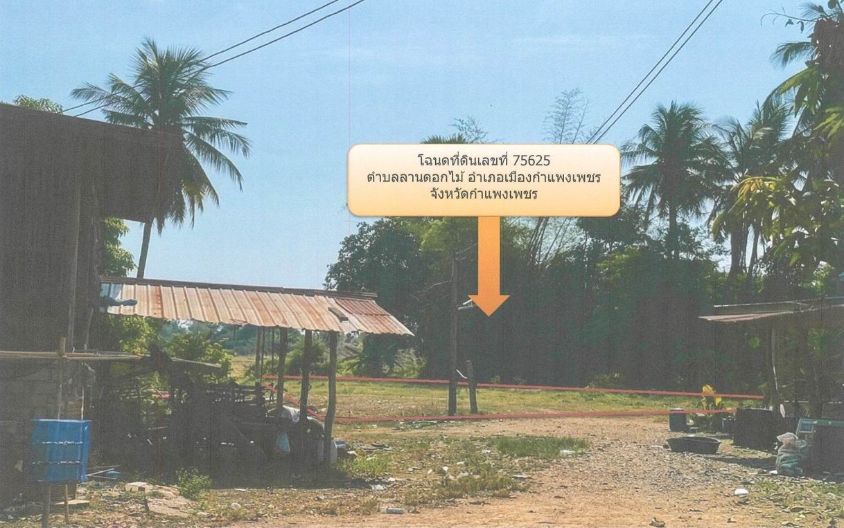 รูปที่ดินว่างเปล่า ลานดอกไม้ เมืองกำแพงเพชร กำแพงเพชร