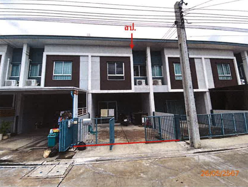 รูปที่ดินพร้อมสิ่งปลูกสร้าง บางแม่นาง บางใหญ่ นนทบุรี