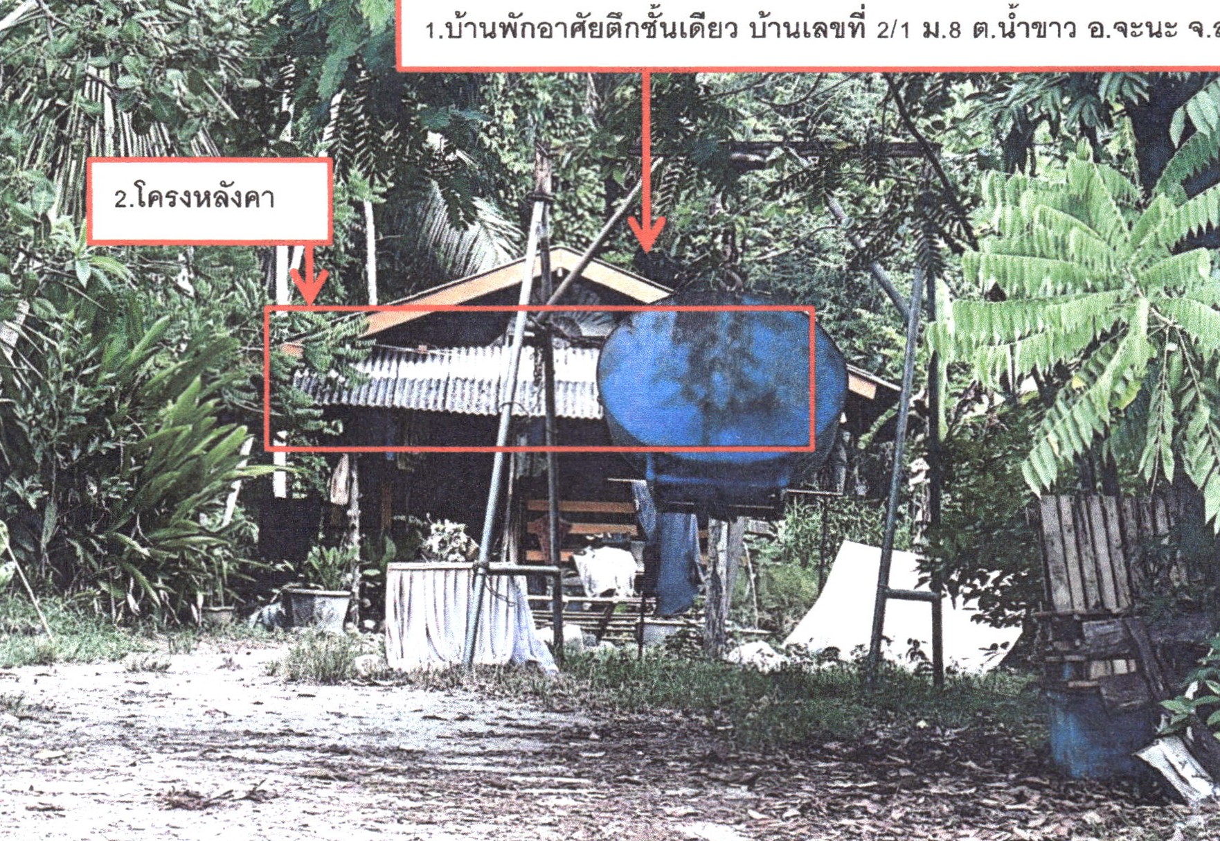 รูปที่ดินพร้อมสิ่งปลูกสร้าง น้ำขาว จะนะ สงขลา