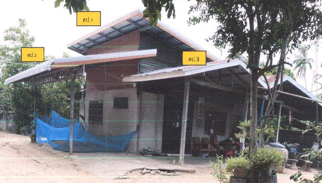 รูปที่ดินพร้อมสิ่งปลูกสร้าง บัวหุ่ง ราษีไศล ศรีสะเกษ