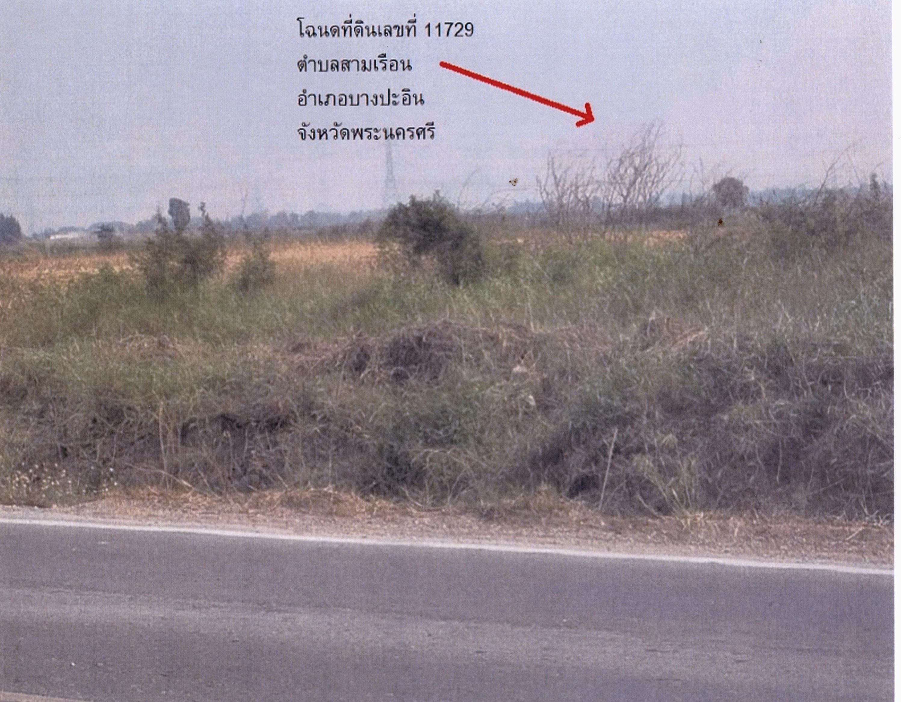 รูปที่ดินว่างเปล่า สามเรือน บางปะอิน พระนครศรีอยุธยา