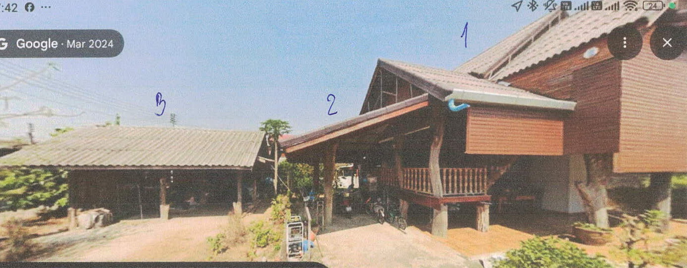 รูปที่ดินพร้อมสิ่งปลูกสร้าง หนองขาว ท่าม่วง กาญจนบุรี