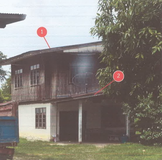 รูปที่ดินพร้อมสิ่งปลูกสร้าง หนองช้างใหญ่ ม่วงสามสิบ อุบลราชธานี