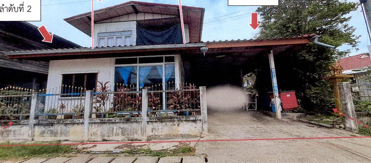 รูปที่ดินพร้อมสิ่งปลูกสร้าง ตรึม ศีขรภูมิ สุรินทร์