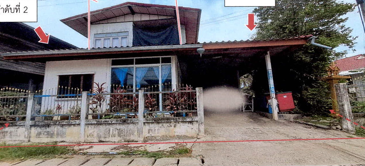 รูปที่ดินพร้อมสิ่งปลูกสร้าง ตรึม ศีขรภูมิ สุรินทร์