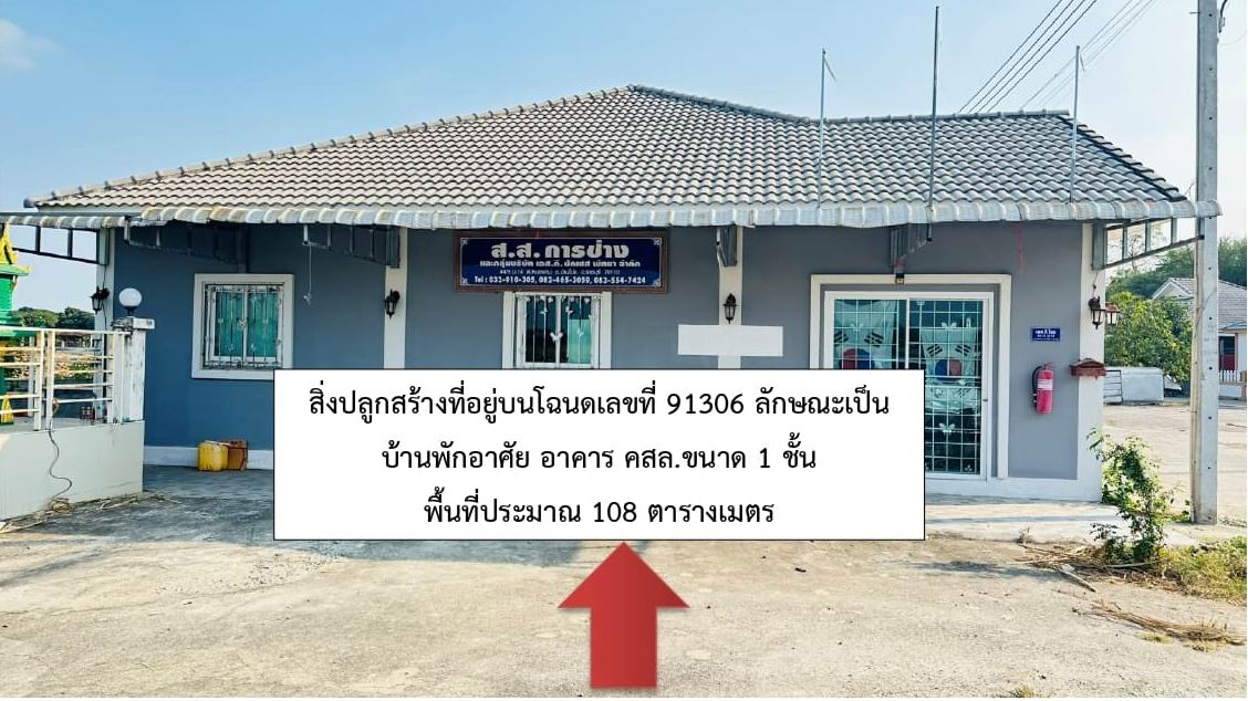 รูปที่ดินพร้อมสิ่งปลูกสร้าง หนองกบ บ้านโป่ง ราชบุรี