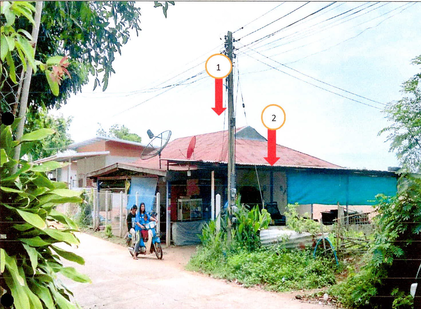 รูปที่ดินพร้อมสิ่งปลูกสร้าง ผักแพว กันทรารมย์ ศรีสะเกษ
