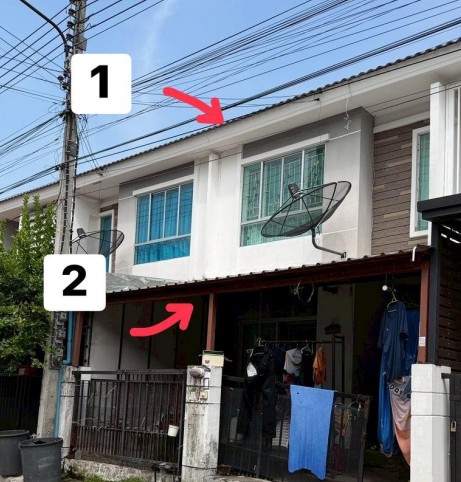 รูปที่ดินพร้อมสิ่งปลูกสร้าง อ้อมน้อย กระทุ่มแบน สมุทรสาคร