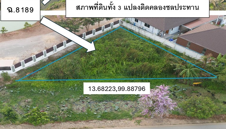 รูปที่ดินว่างเปล่า บ้านฆ้อง โพธาราม ราชบุรี
