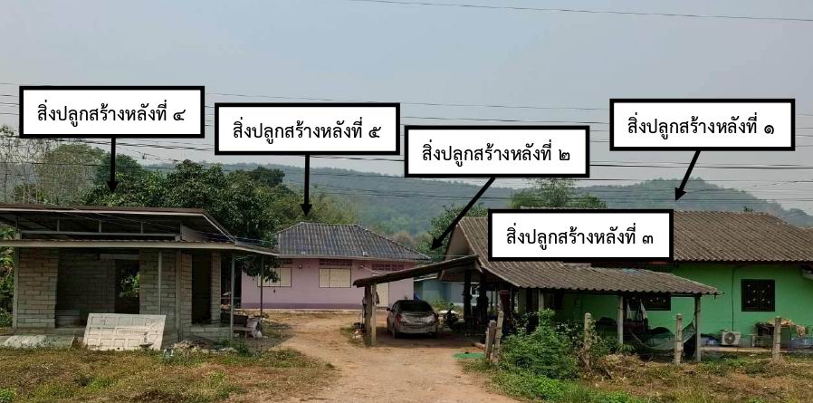รูปที่ดินพร้อมสิ่งปลูกสร้าง แม่อ้อ พาน เชียงราย