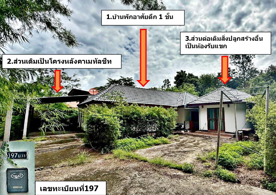 รูปที่ดินพร้อมสิ่งปลูกสร้าง หนองหาร สันทราย เชียงใหม่