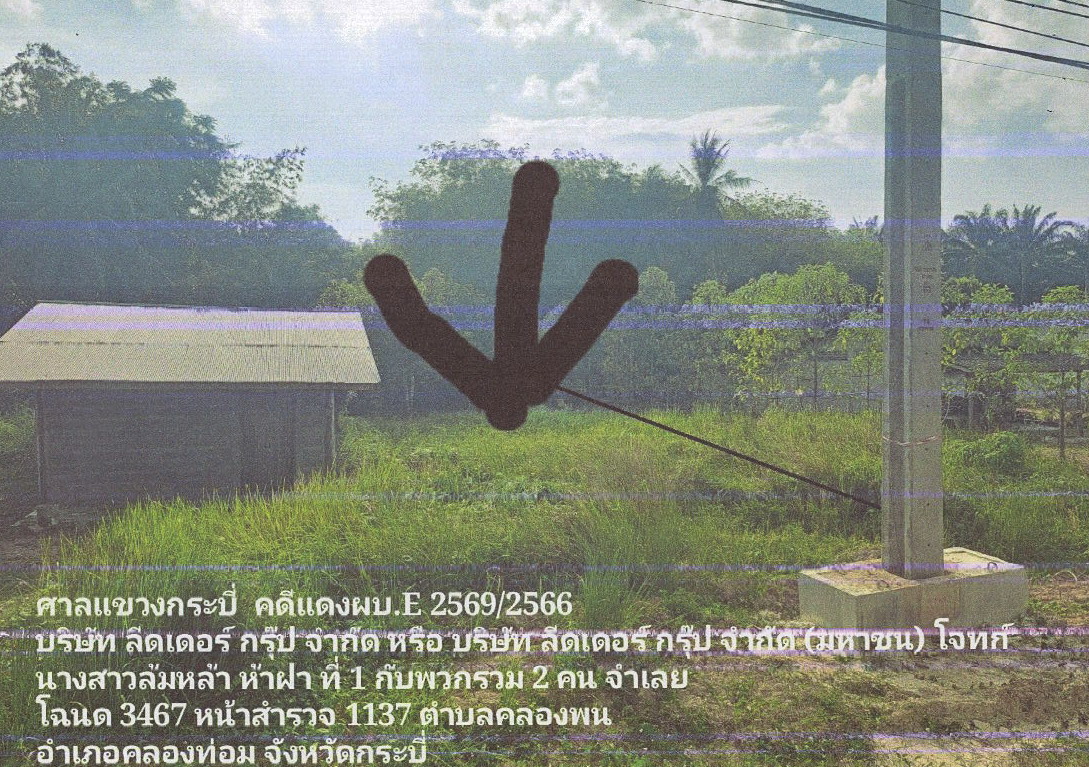 รูปที่ดินพร้อมสิ่งปลูกสร้าง พรุดินนา คลองท่อม กระบี่