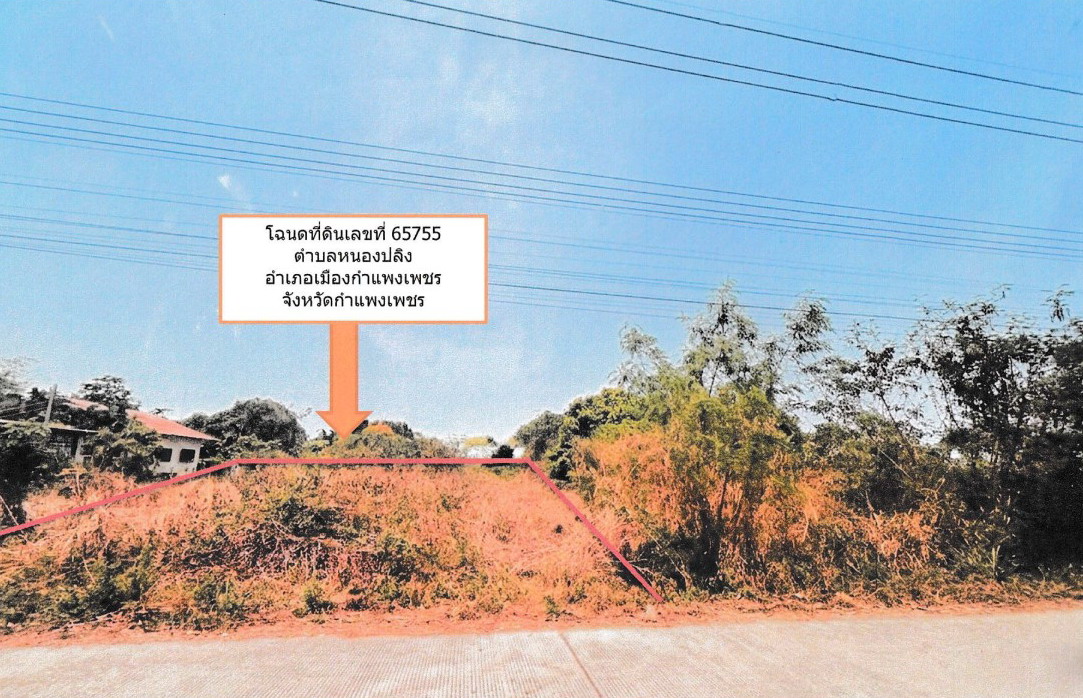 รูปที่ดินว่างเปล่า หนองปลิง เมืองกำแพงเพชร กำแพงเพชร