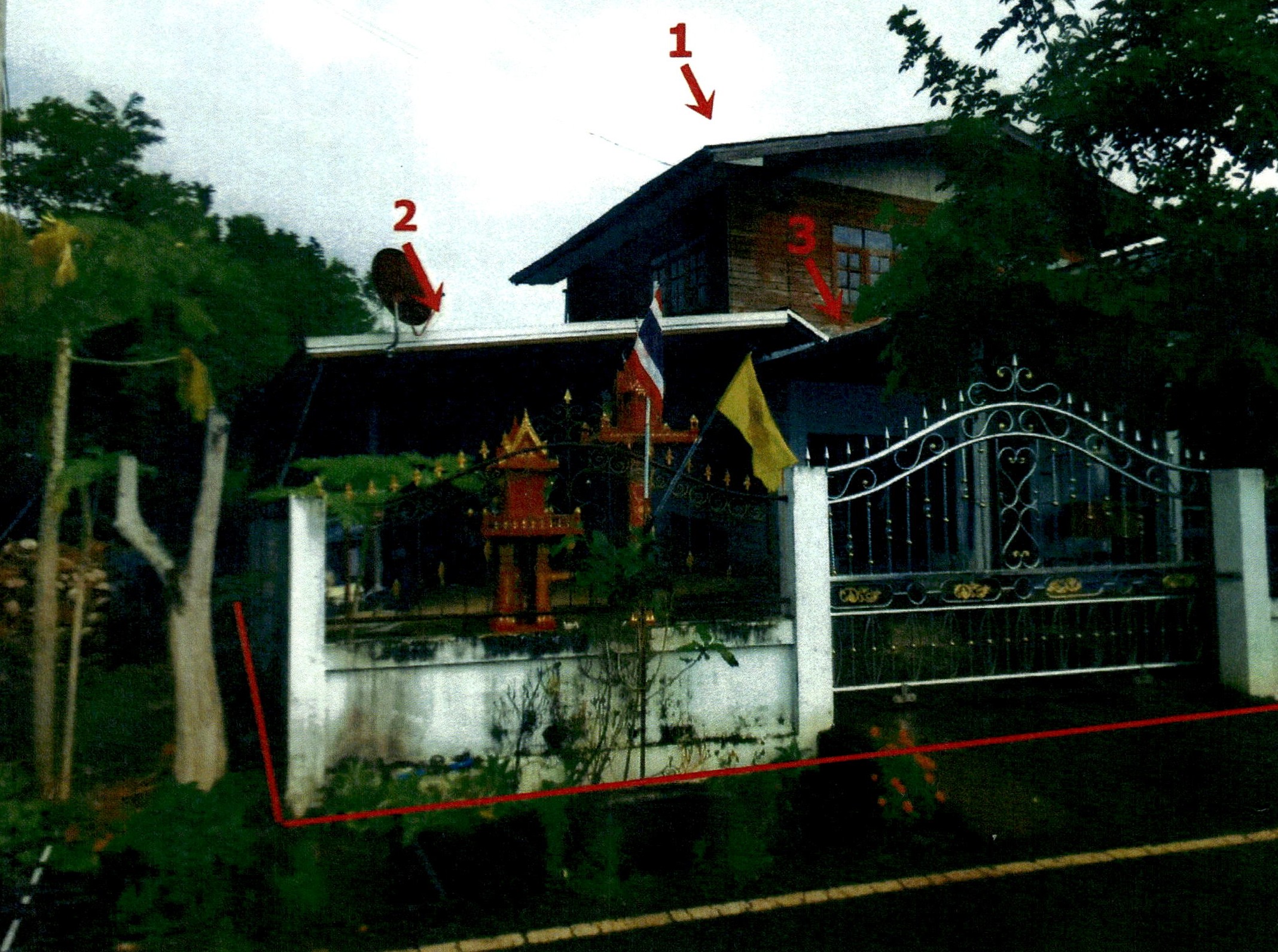 รูปที่ดินพร้อมสิ่งปลูกสร้าง เฉลียง ครบุรี นครราชสีมา