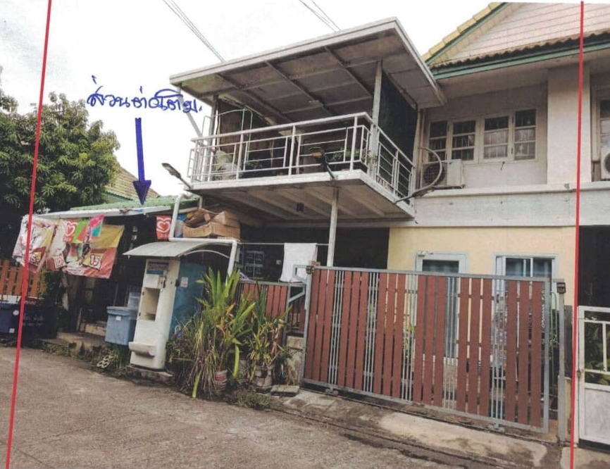 รูปที่ดินพร้อมสิ่งปลูกสร้าง บางแม่นาง บางใหญ่ นนทบุรี
