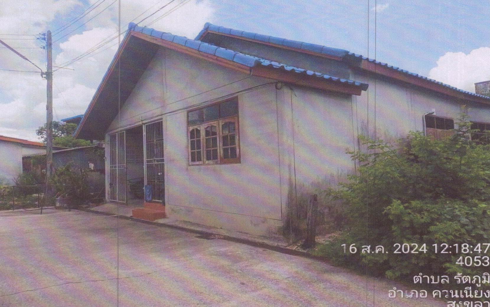 รูปที่ดินพร้อมสิ่งปลูกสร้าง รัตภูมิ ควนเนียง สงขลา