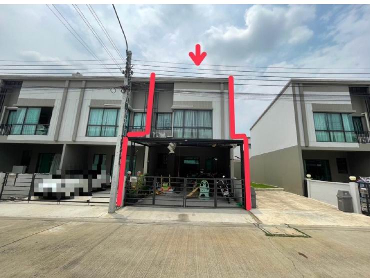 รูปที่ดินพร้อมสิ่งปลูกสร้าง อ้อมเกร็ด ปากเกร็ด นนทบุรี