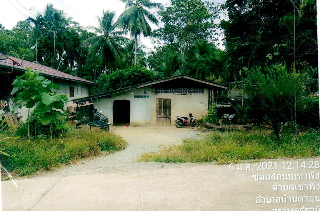 รูปที่ดินพร้อมสิ่งปลูกสร้าง เขาพัง บ้านตาขุน สุราษฎร์ธานี