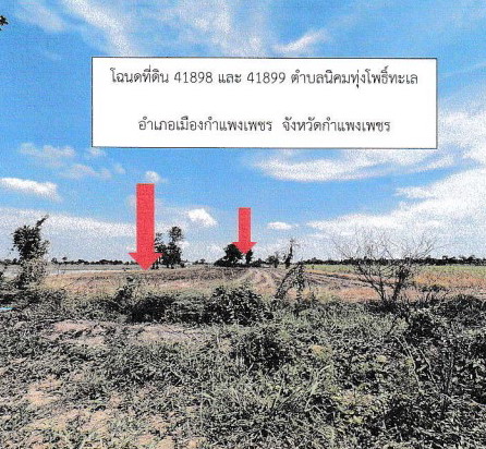 รูปที่ดินว่างเปล่า นิคมทุ่งโพธิ์ทะเล เมืองกำแพงเพชร กำแพงเพชร