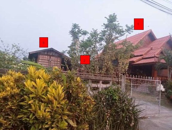รูปที่ดินพร้อมสิ่งปลูกสร้าง ดงมะดะ แม่ลาว เชียงราย