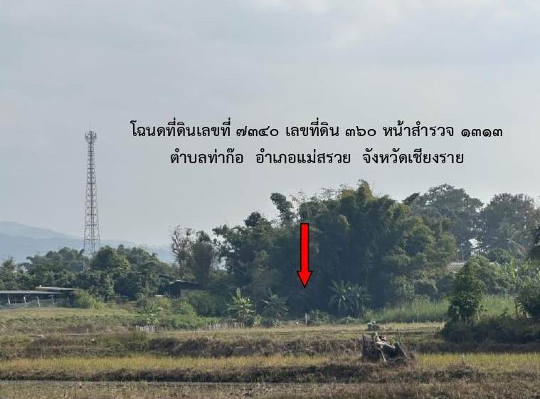 รูปที่ดินว่างเปล่า ท่าก๊อ แม่สรวย เชียงราย