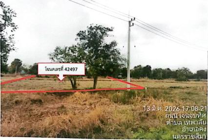 รูปที่ดินว่างเปล่า เทพาลัย คง นครราชสีมา