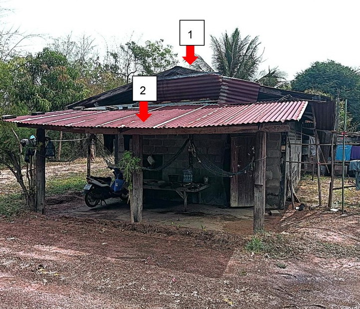 รูปที่ดินพร้อมสิ่งปลูกสร้าง เสือเฒ่า เชียงยืน มหาสารคาม