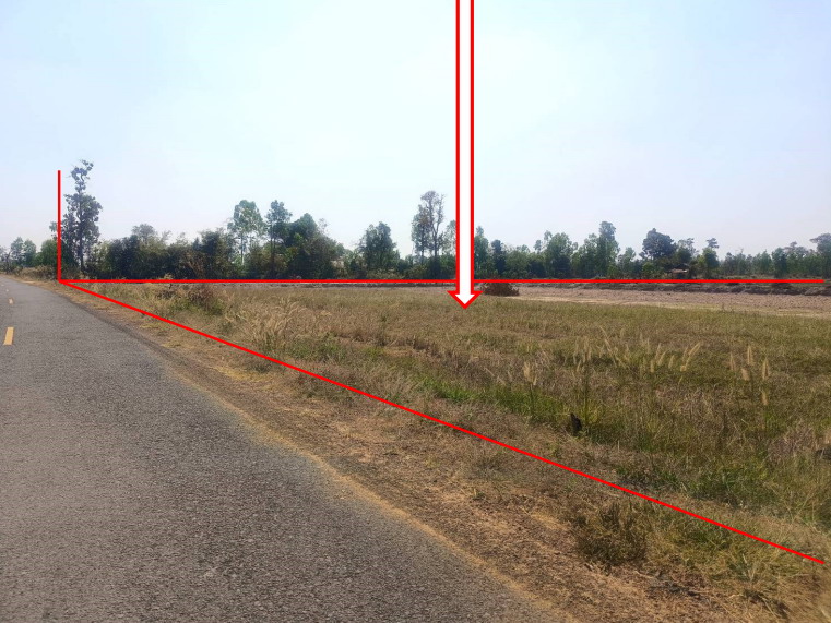 รูปที่ดินว่างเปล่า เตย ม่วงสามสิบ อุบลราชธานี