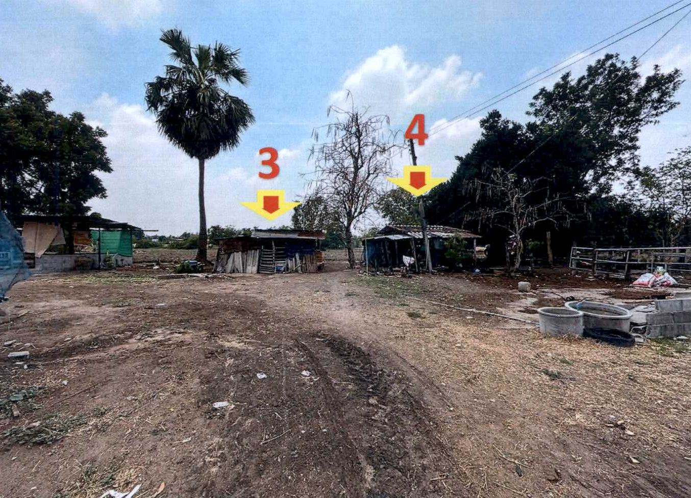 รูปที่ดินพร้อมสิ่งปลูกสร้าง สระกระโจม ดอนเจดีย์ สุพรรณบุรี