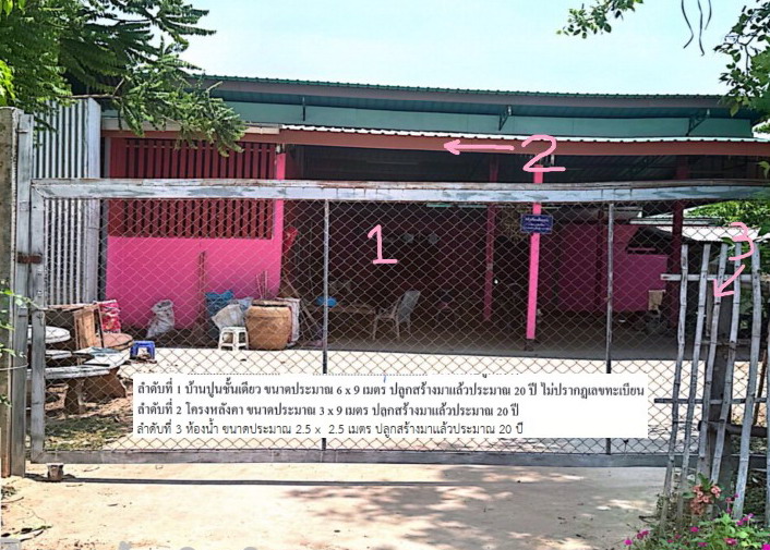 รูปที่ดินพร้อมสิ่งปลูกสร้าง ลำชี ฆ้องชัย กาฬสินธุ์
