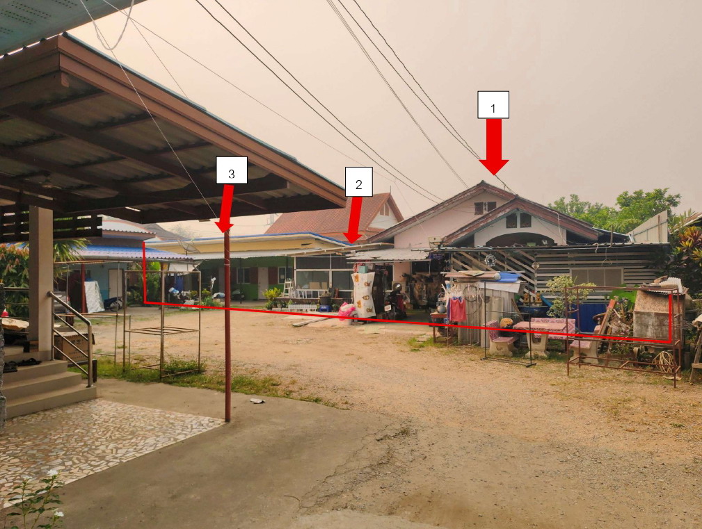 รูปที่ดินพร้อมสิ่งปลูกสร้าง จอมหมอกแก้ว แม่ลาว เชียงราย