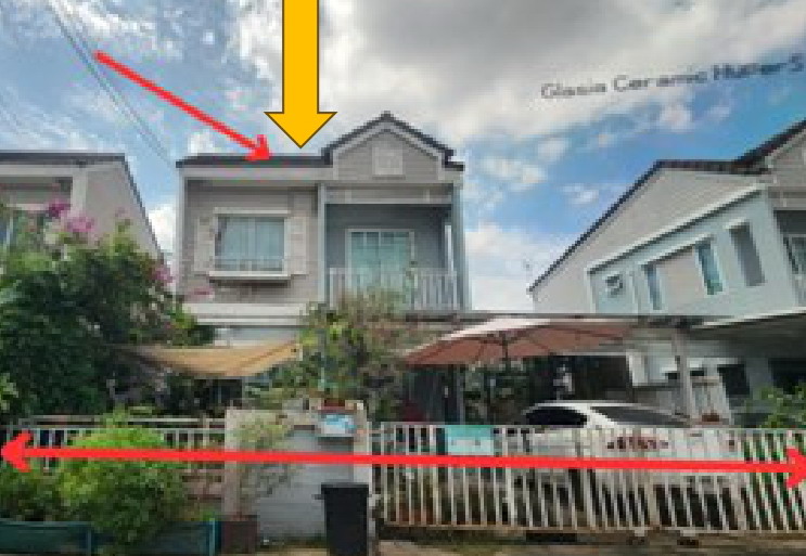 รูปที่ดินพร้อมสิ่งปลูกสร้าง บ้านใหม่ ปากเกร็ด นนทบุรี
