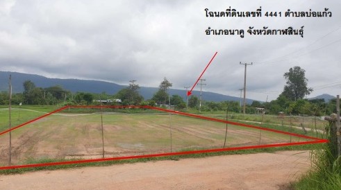 รูปที่ดินพร้อมสิ่งปลูกสร้าง บ่อแก้ว นาคู กาฬสินธุ์