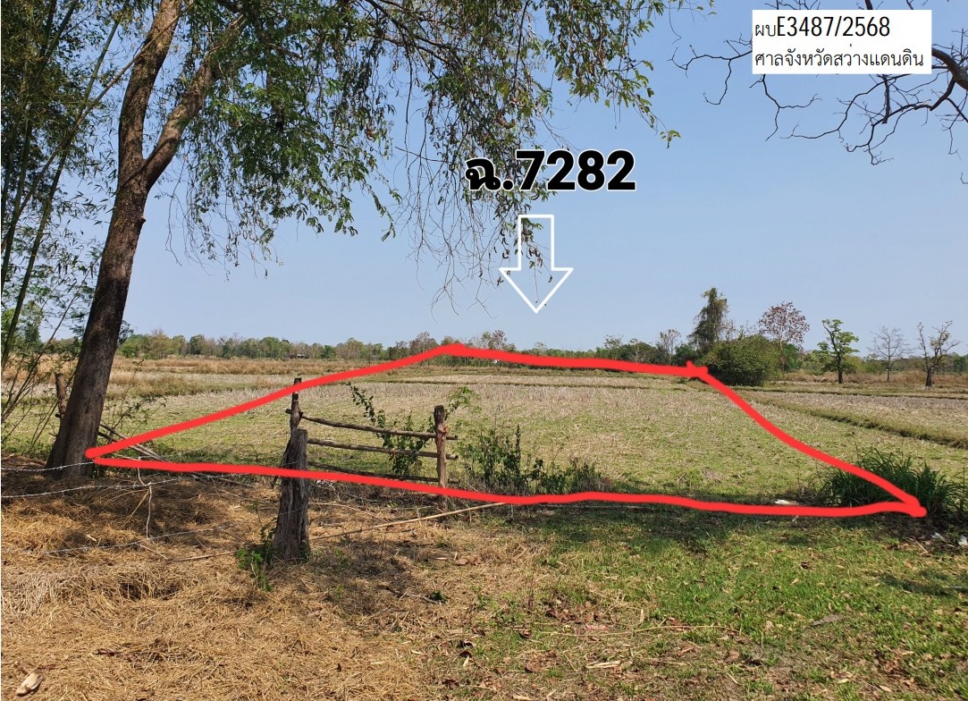 รูปที่ดินว่างเปล่า ทุ่งแก เจริญศิลป์ สกลนคร