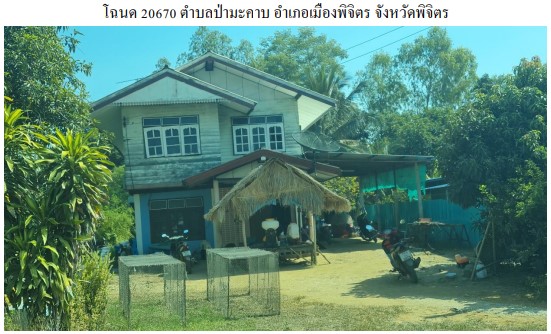 รูปที่ดินพร้อมสิ่งปลูกสร้าง ป่ามะคาบ เมืองพิจิตร พิจิตร