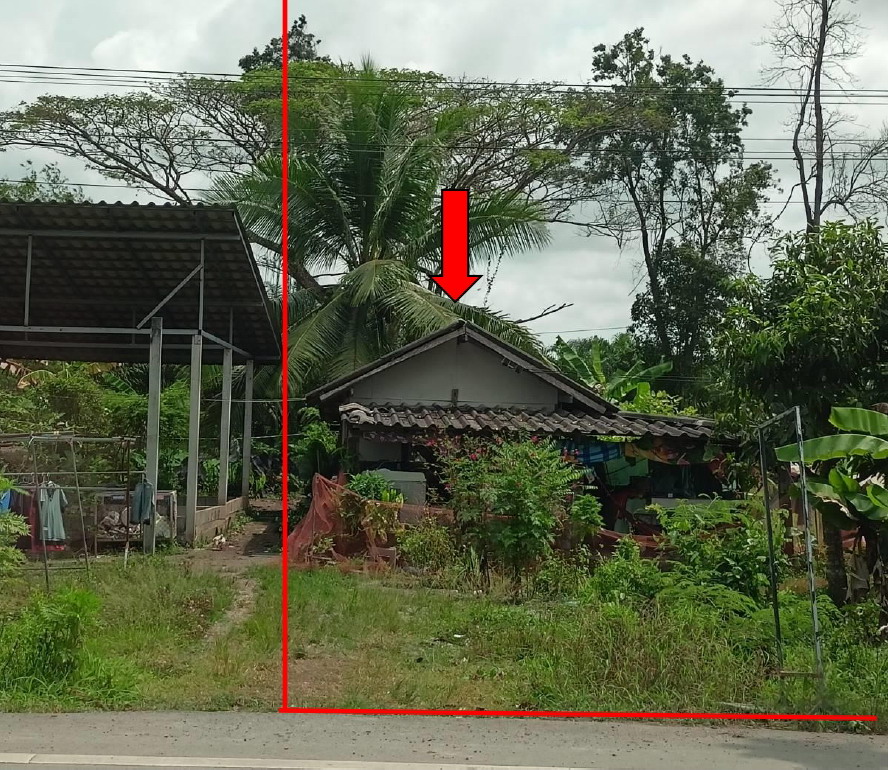 รูปที่ดินพร้อมสิ่งปลูกสร้าง แหลม หัวไทร นครศรีธรรมราช