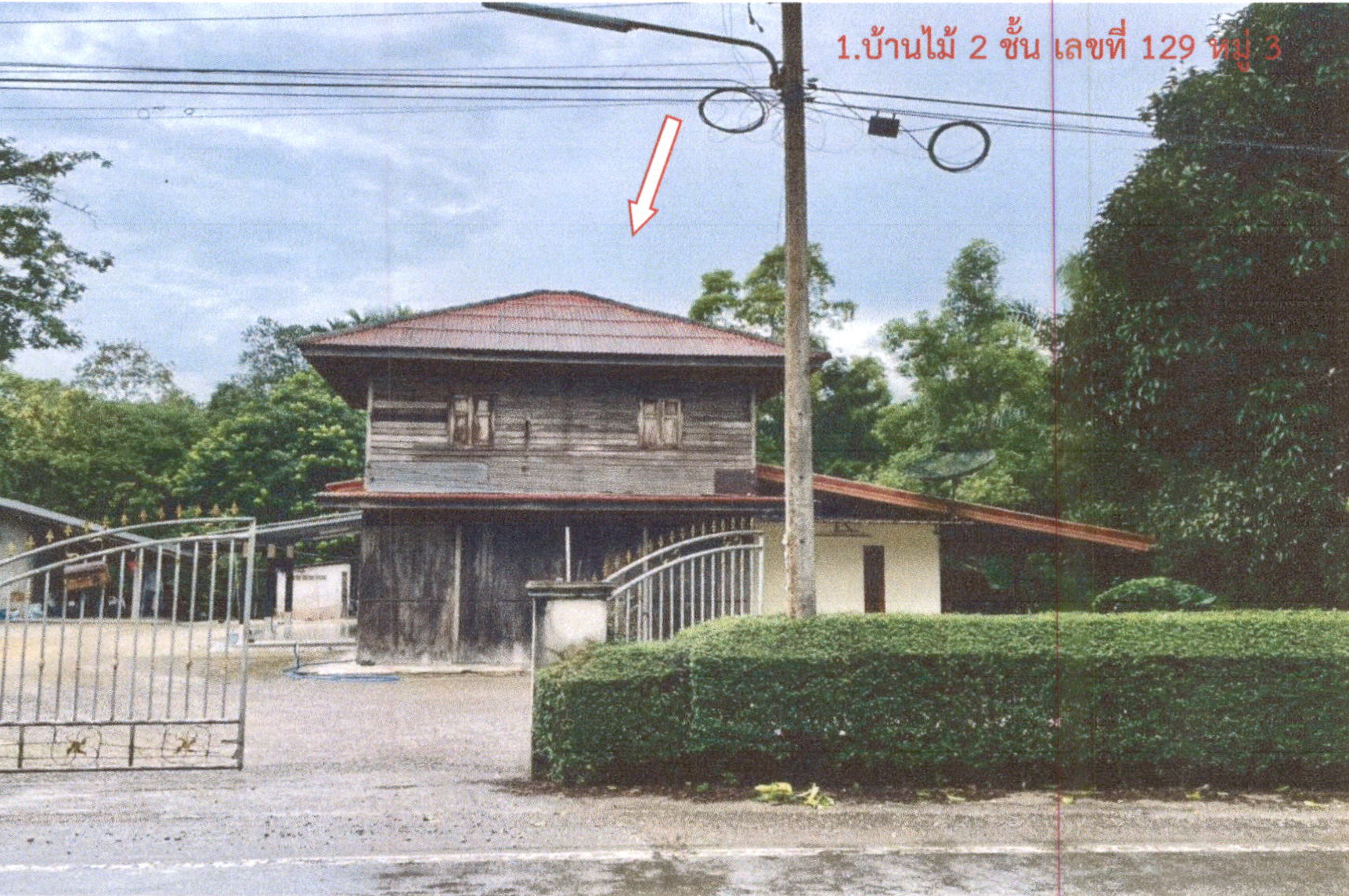 รูปที่ดินพร้อมสิ่งปลูกสร้าง นาใต้ บ้านนาเดิม สุราษฎร์ธานี