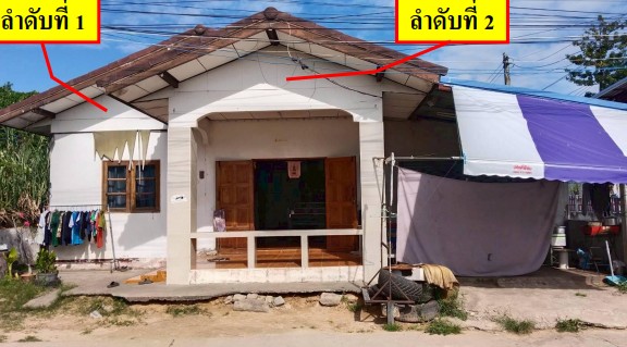 รูปที่ดินพร้อมสิ่งปลูกสร้าง เหนือเมือง เมืองร้อยเอ็ด ร้อยเอ็ด