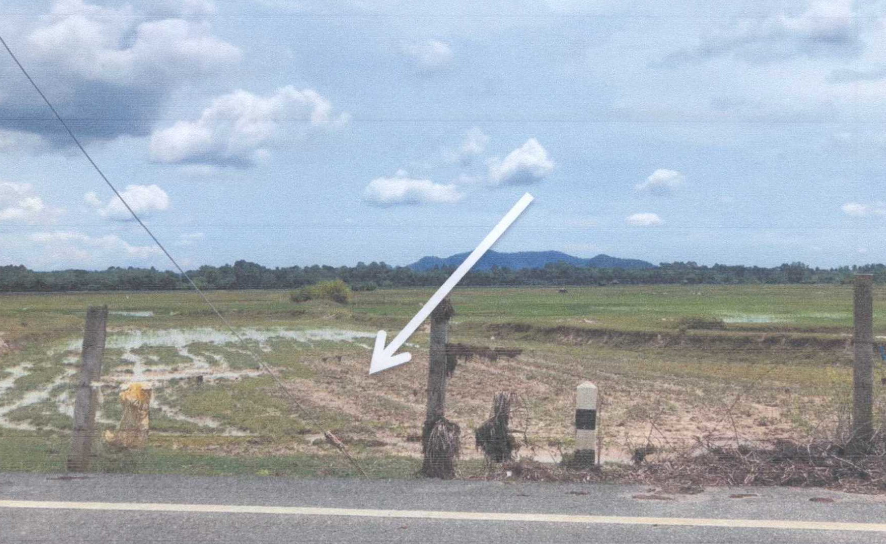 รูปที่ดินว่างเปล่า น้ำดำ ทุ่งยางแดง ปัตตานี