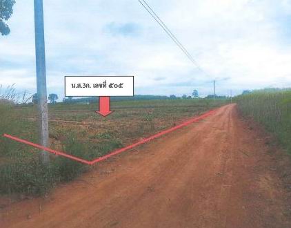 รูปที่ดินว่างเปล่า ขี้เหล็ก น้ำขุ่น อุบลราชธานี