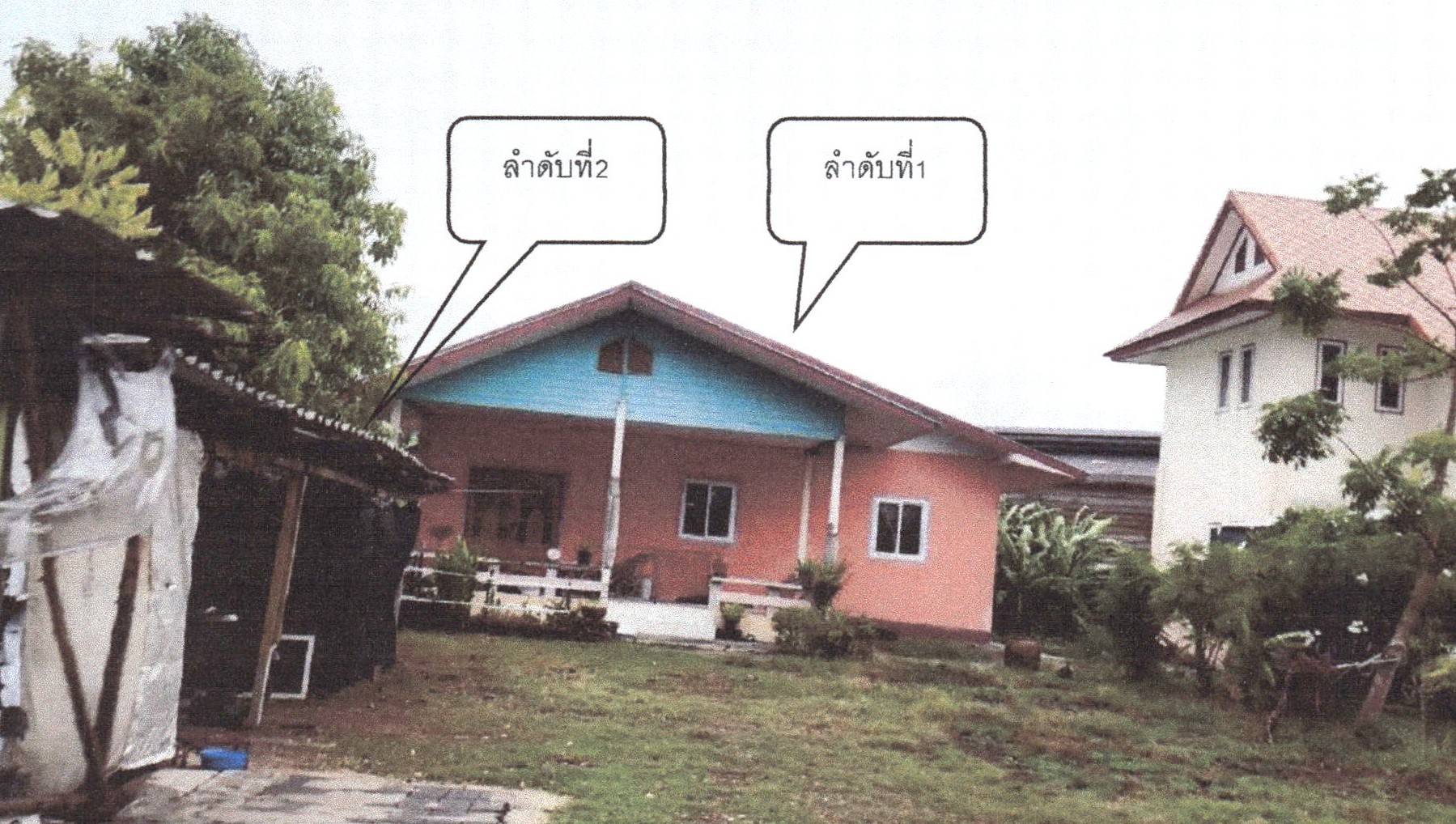 รูปที่ดินพร้อมสิ่งปลูกสร้าง บ้านลำ วิหารแดง สระบุรี