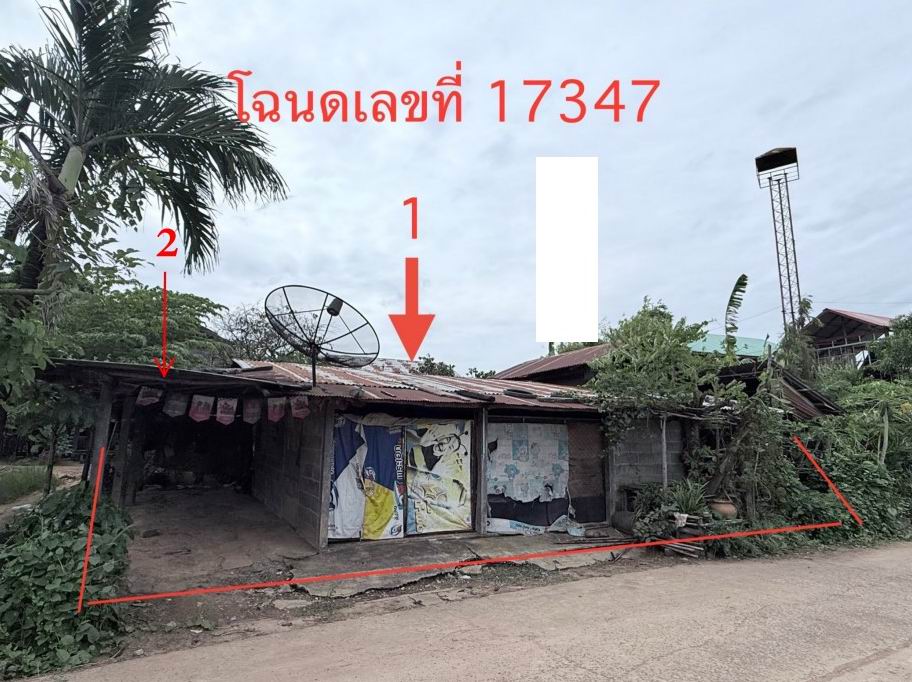 รูปที่ดินพร้อมสิ่งปลูกสร้าง ลำชี ฆ้องชัย กาฬสินธุ์