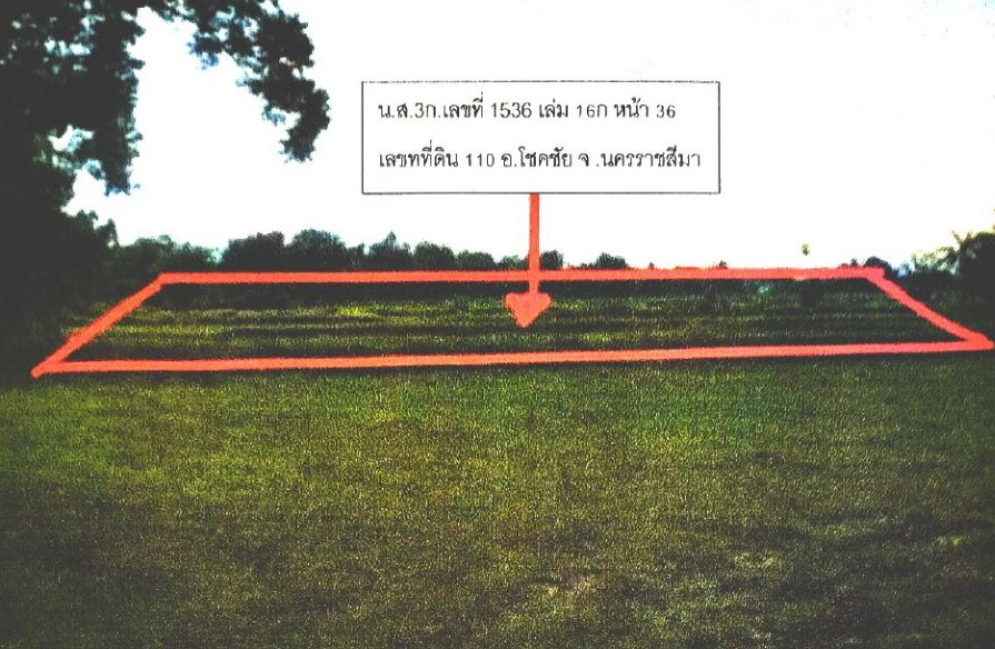 รูปที่ดินว่างเปล่า โชคชัย โชคชัย นครราชสีมา