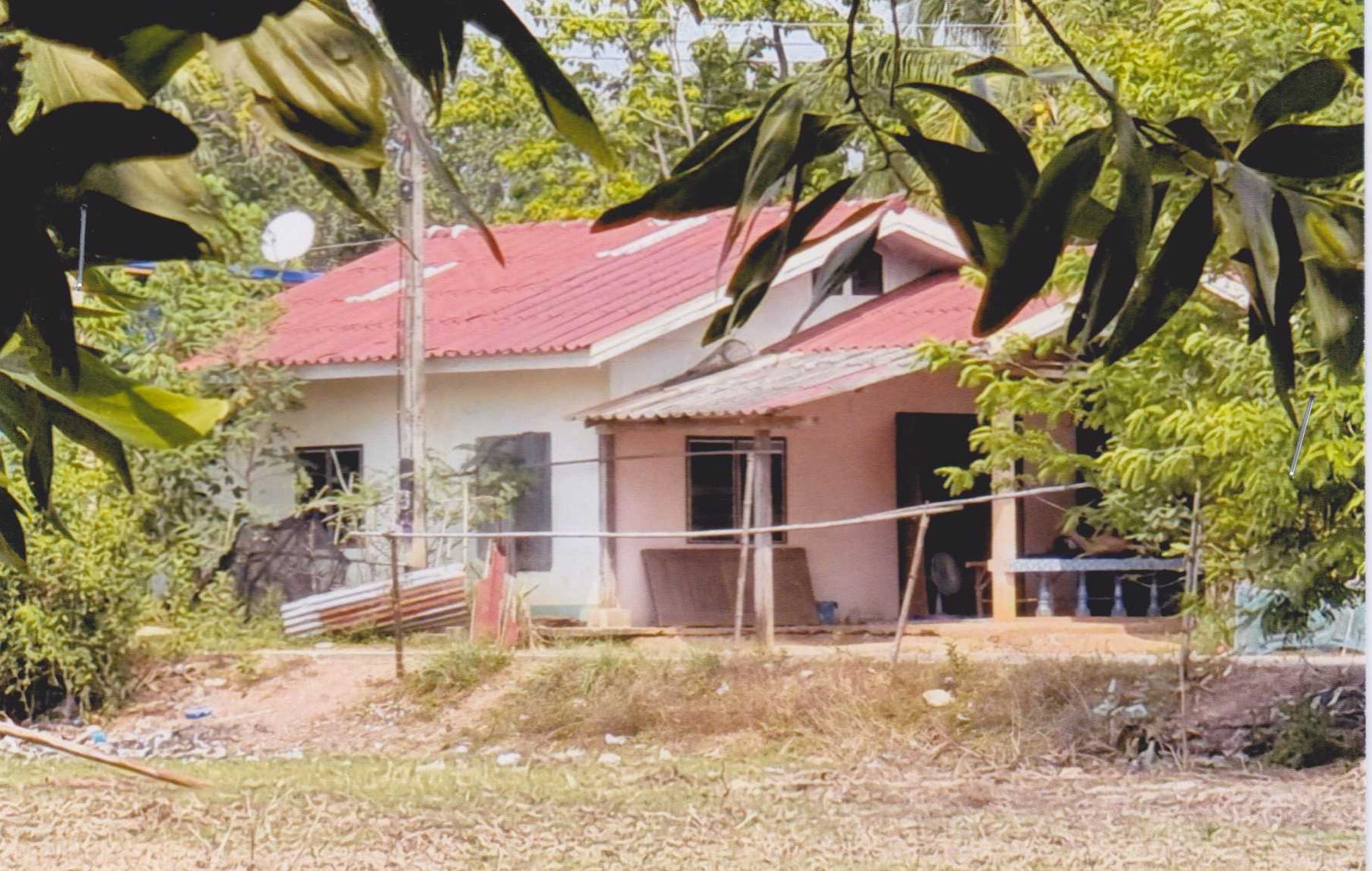 รูปที่ดินพร้อมสิ่งปลูกสร้าง บุฝ้าย ประจันตคาม ปราจีนบุรี