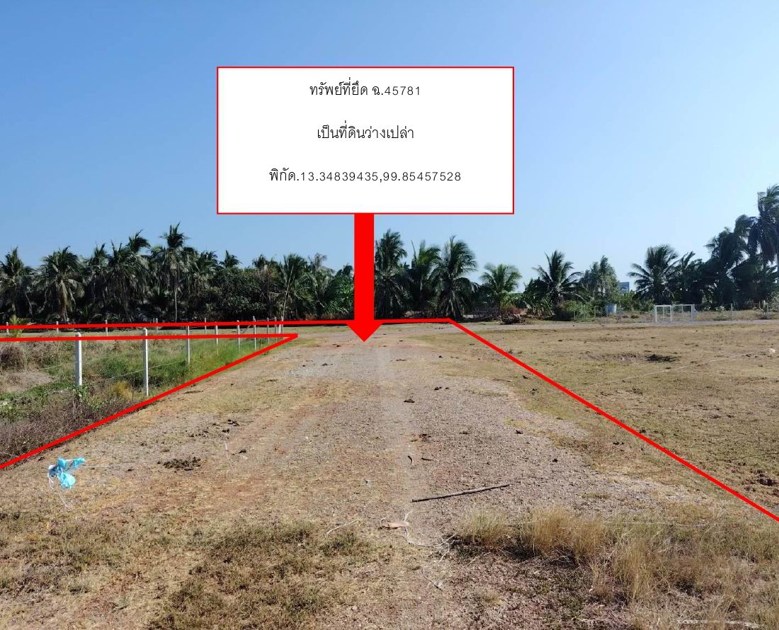 รูปที่ดินว่างเปล่า วันดาว ปากท่อ ราชบุรี