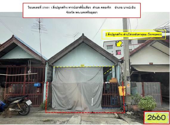 รูปที่ดินพร้อมสิ่งปลูกสร้าง คลองจิก บางปะอิน พระนครศรีอยุธยา