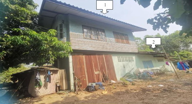 รูปที่ดินพร้อมสิ่งปลูกสร้าง เมืองทอง เมืองร้อยเอ็ด ร้อยเอ็ด