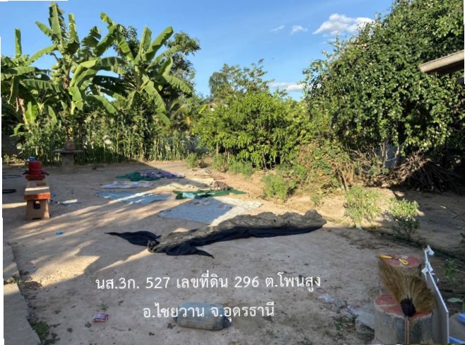 รูปที่ดินว่างเปล่า โพนสูง ไชยวาน อุดรธานี