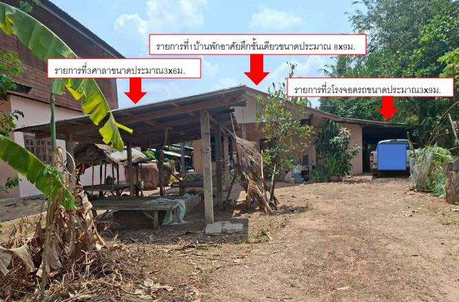 รูปที่ดินพร้อมสิ่งปลูกสร้าง ดงแดง จตุรพักตรพิมาน ร้อยเอ็ด