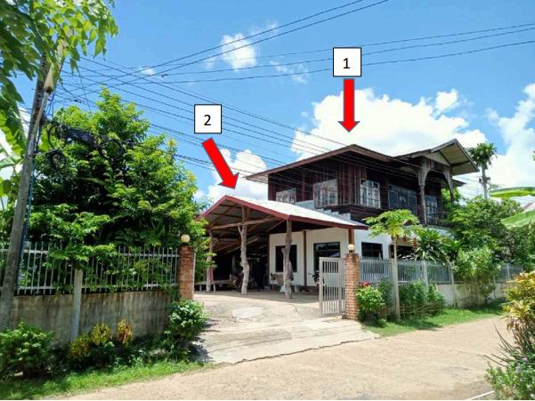 รูปที่ดินพร้อมสิ่งปลูกสร้าง โนนกาเล็น สำโรง อุบลราชธานี